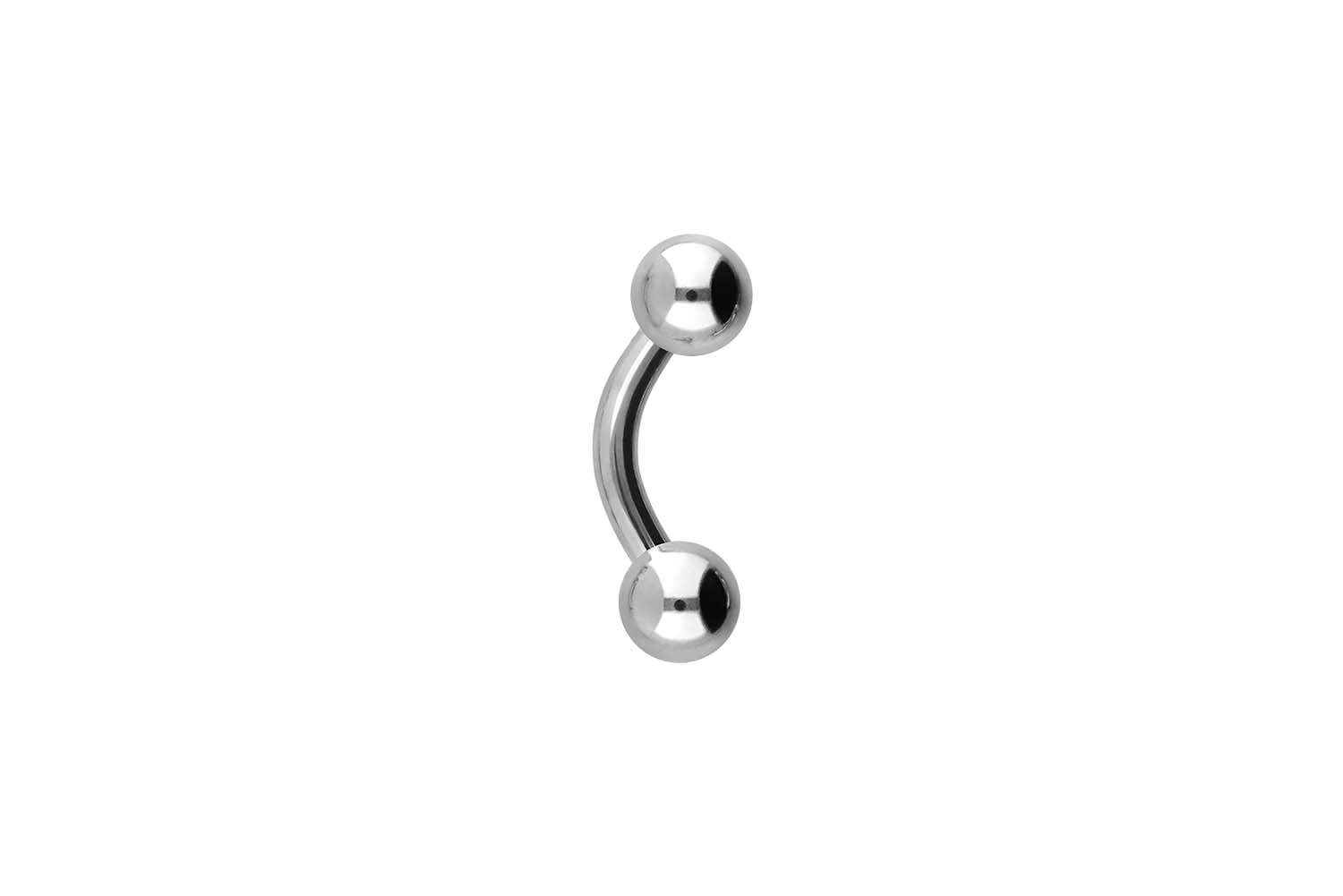 Titan Piercing Banane mit Innengewinde